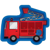 Fire Truck Plates - The Party Room